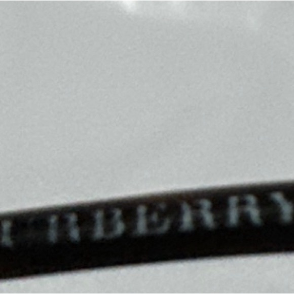 Burberry B 1278 1012 Brown Plaid Half Rim Eyeglasses Frames 53[]17 - Picture 5 of 6